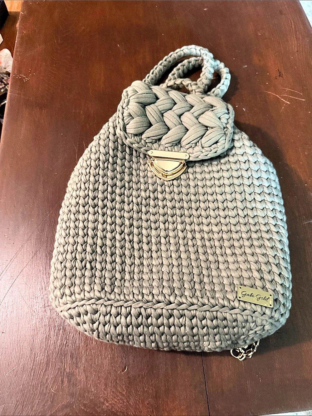 Handmade crocheted Backpack